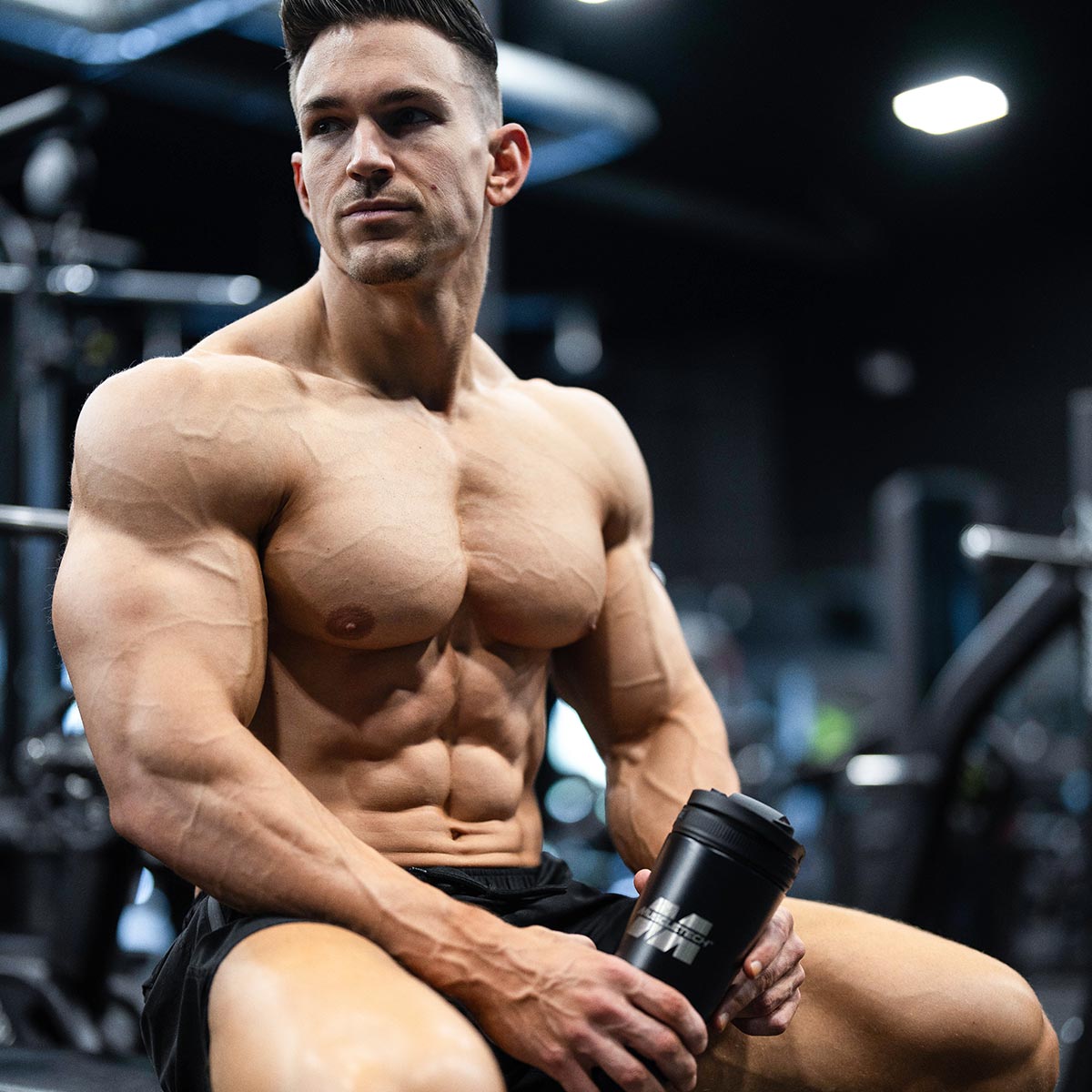 MuscleTech Athlete resting post workout